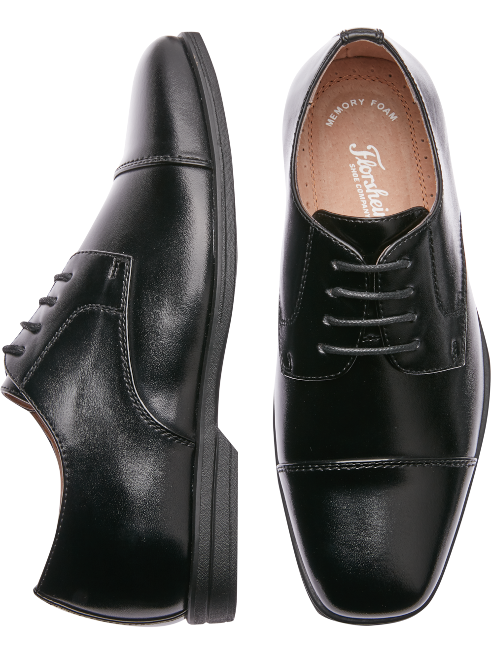 Florsheim Rolan Boys Cap Toe Dress Shoes Men's Shoes Moores Clothing