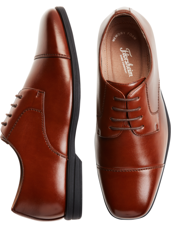 Florsheim Rolan Boys Cap Toe Dress Shoes | Men's Shoes | Moores Clothing