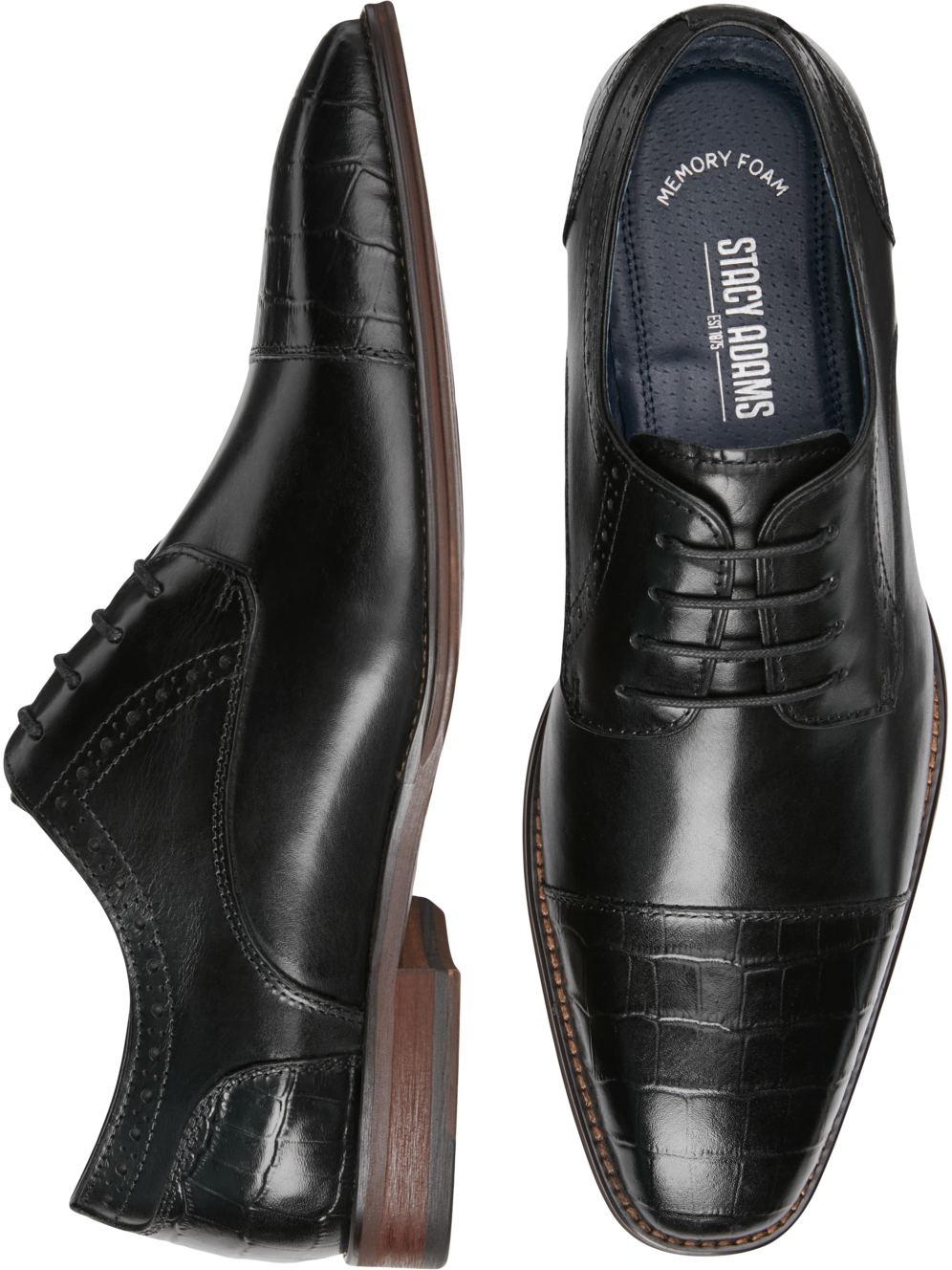 Stacy Adams Penley Cap Toe Laceup Dress Shoes Men's Moores Clothing