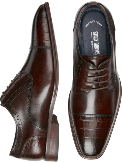 Stacy Adams Penley Cap Toe Lace up Dress Shoes Men s Shoes