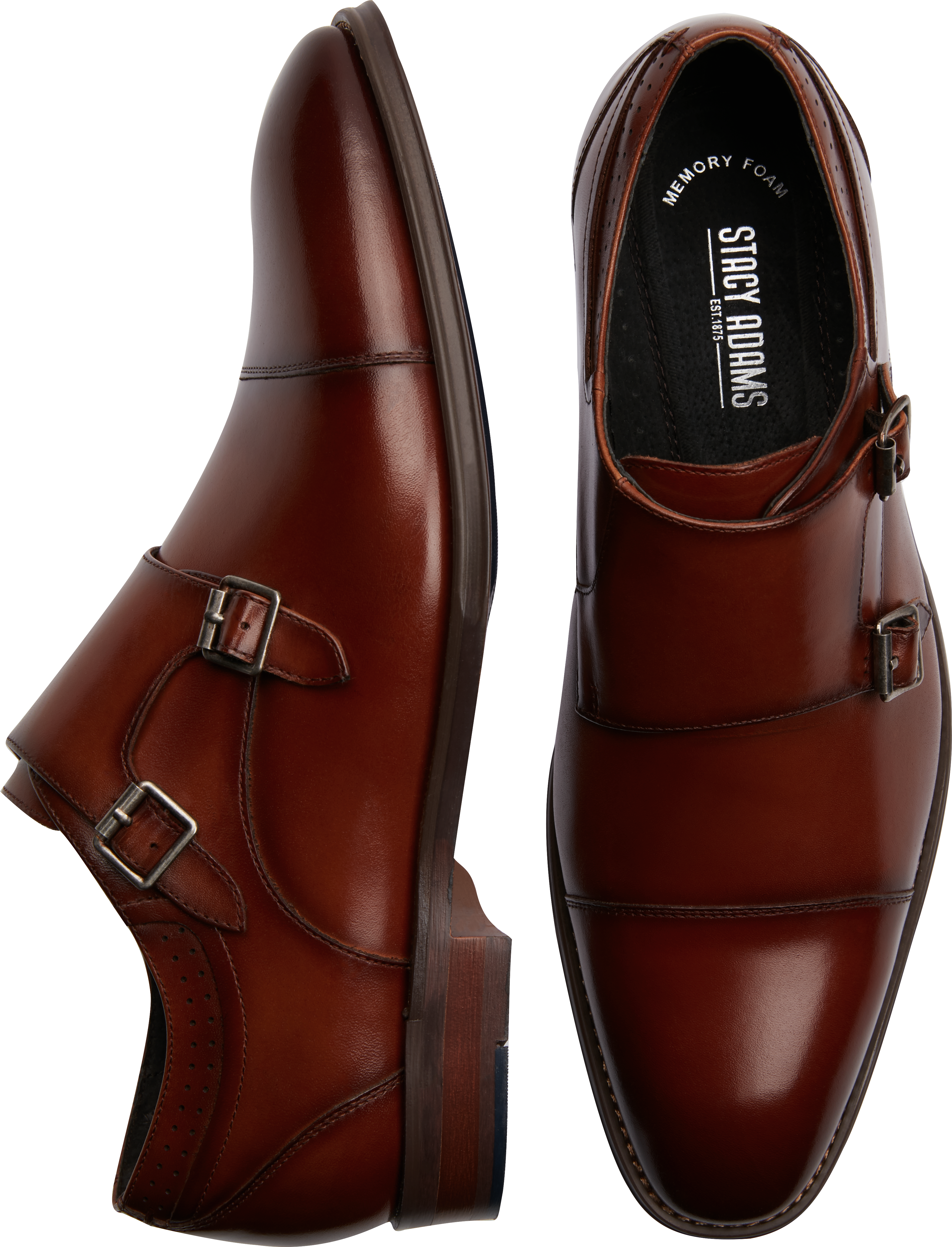 Macy's double hot sale monk strap