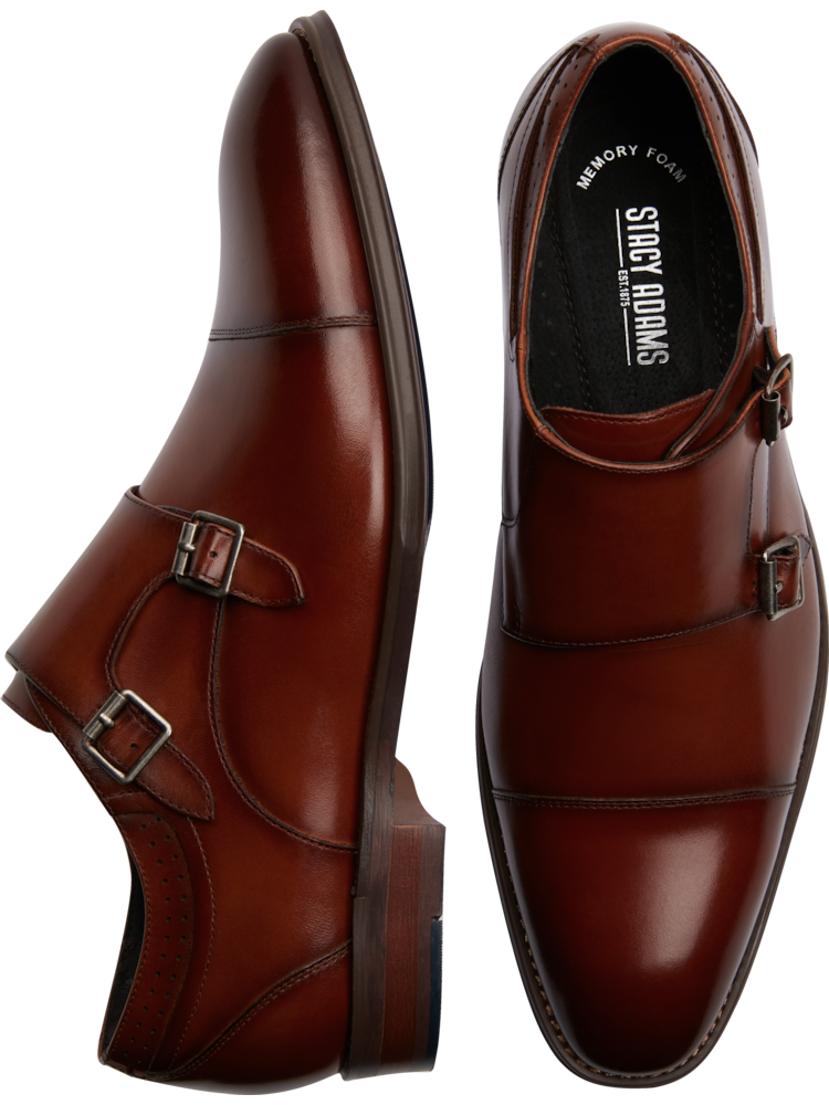 Monk-strap-shoes Brown Shoes and Brown Belts for Men