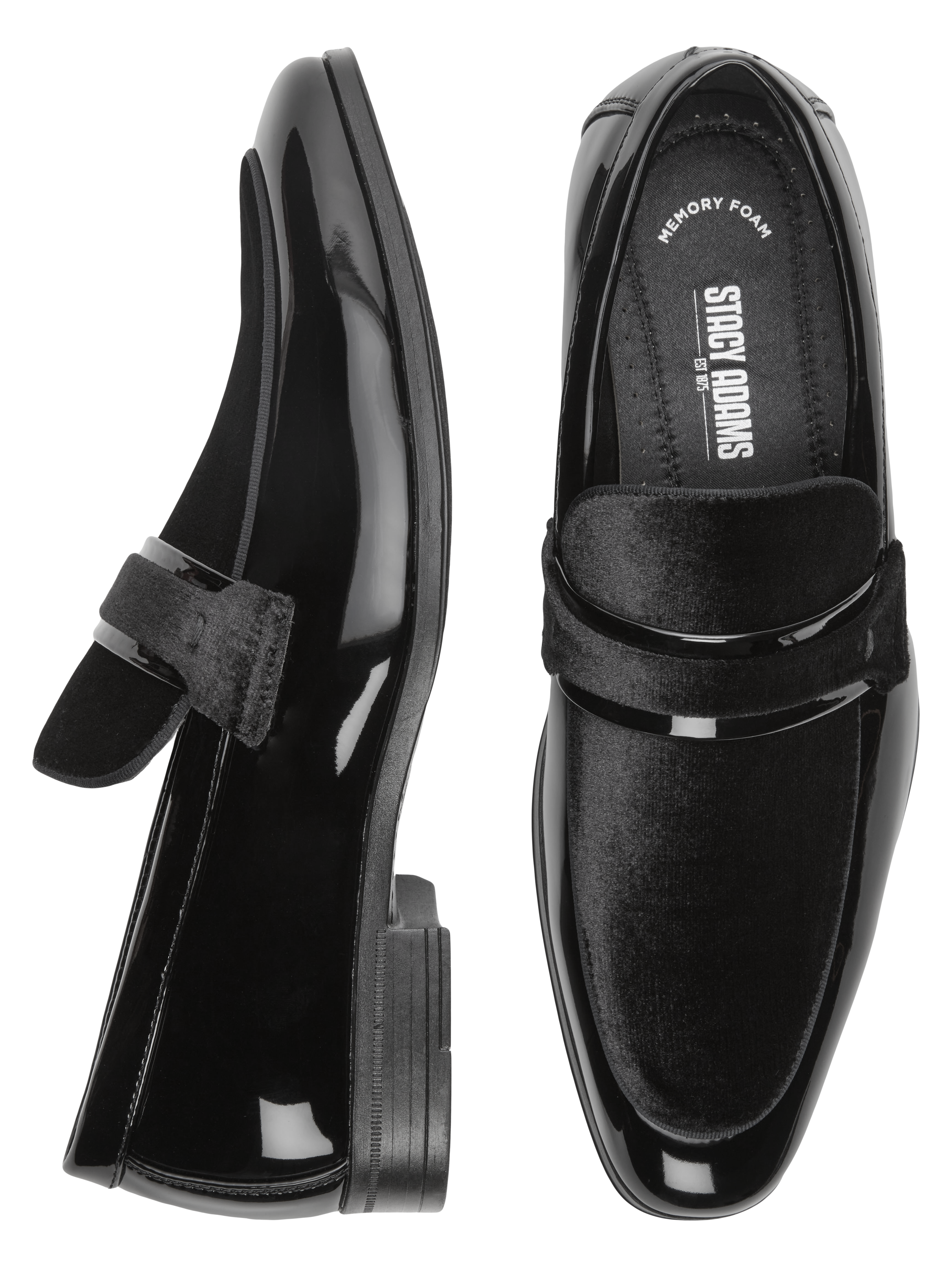 Stacy Adams Spratley Moc Toe Slip On Formal Shoes | Men