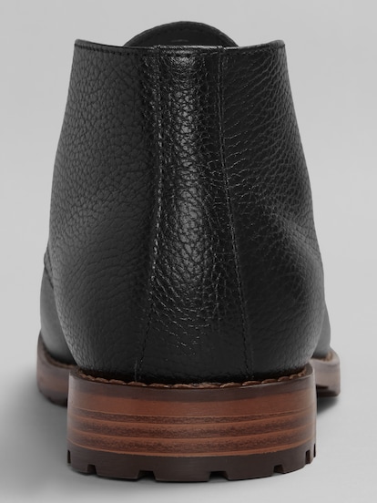 Joseph Abboud Pebbled Leather Chukka Boots | Men's | Moores Clothing