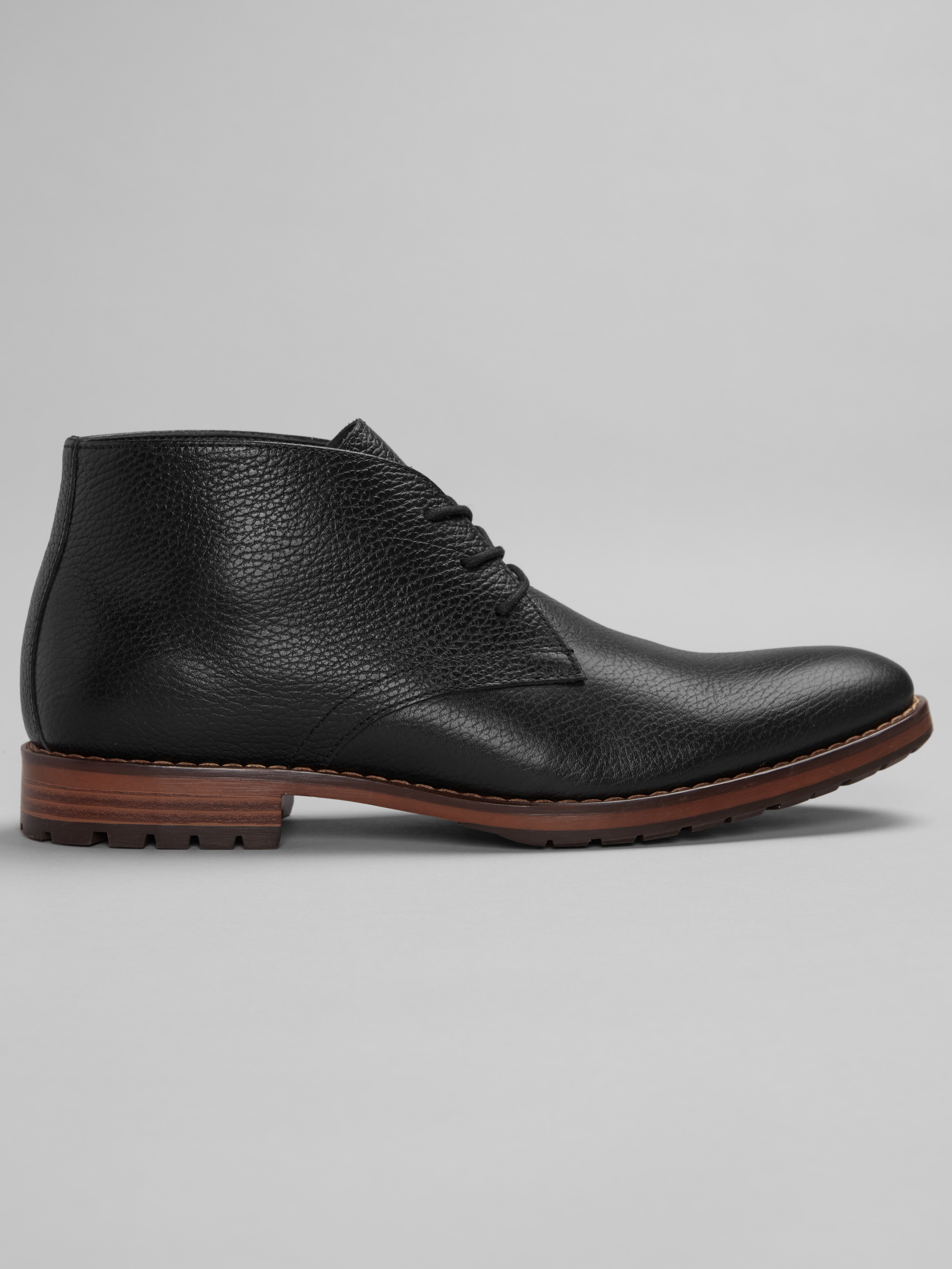 Joseph Abboud Pebbled Leather Chukka Boots | Men's Shoes | Moores