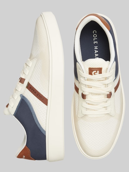 Cole Haan Grand Crosscourt Winner Leather Lace-up Sneakers | Men's