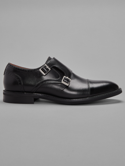 Stacy Adams Boswell Cap Toe Double Monk Strap Dress Shoes  display picture 3