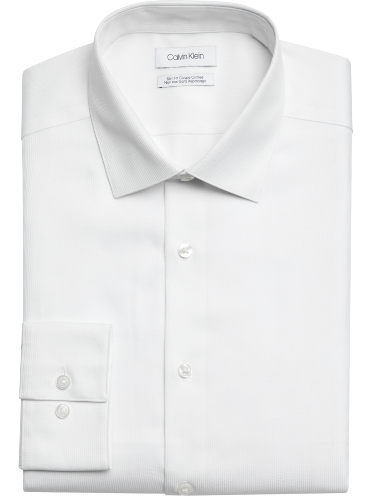 Calvin Klein Men's Dress Shirt Xtreme Slim Fit Non Iron