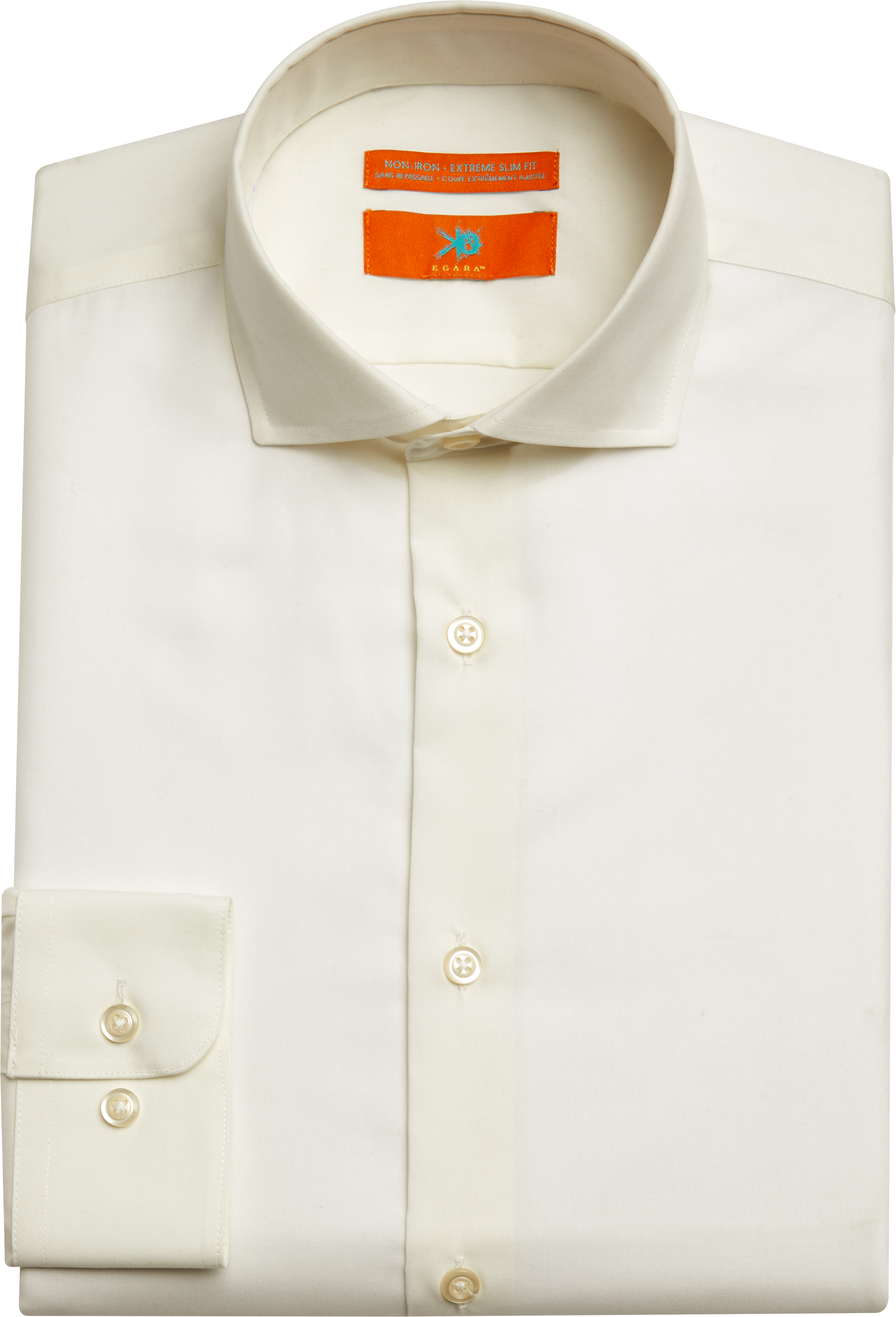 Non transparent cheap white dress shirt