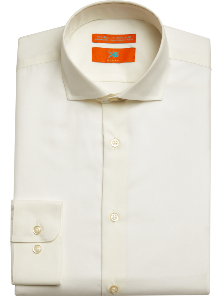 White dress shirt no pocket cheap