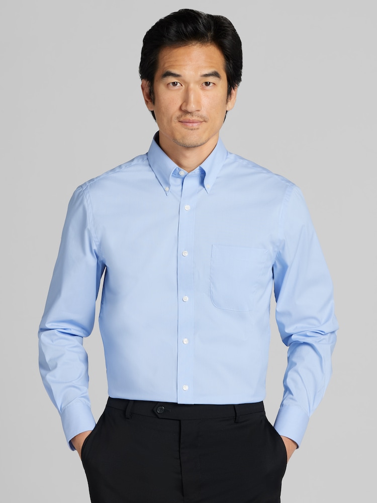 tommy hilfiger regular fit dress shirts Plus-Size Lace Fit-and-Flare Dress main image 0