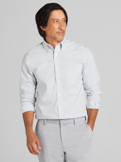 Tommy Hilfiger Modern Fit Performance Stretch Spread Collar Dress