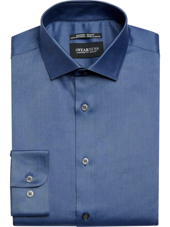 Awearness Kenneth Cole Slim Fit Dress Shirt | Men's Shirts | Moores ...