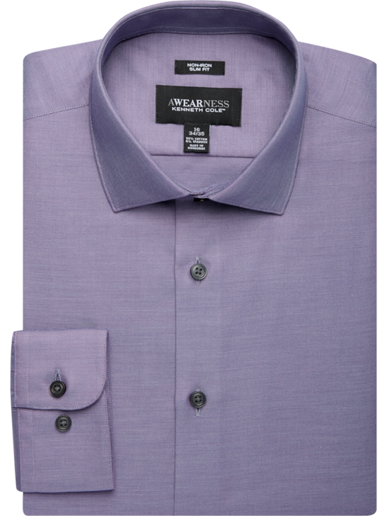 Awearness Kenneth Cole Slim Fit Dress Shirt | Men's Shirts | Moores ...