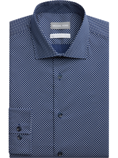 Shop Michael Kors Stretch-Cotton Slim-Fit Shirt