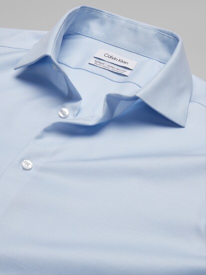 green emerald velvet dress Slim-Fit Solid Supima (R) Cotton Twill Dress Shirt main image 0