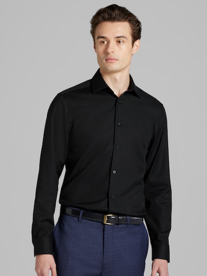 slim fit solid supima cotton dress shirt Slim-Fit Solid Supima (R) Cotton Twill Dress Shirt