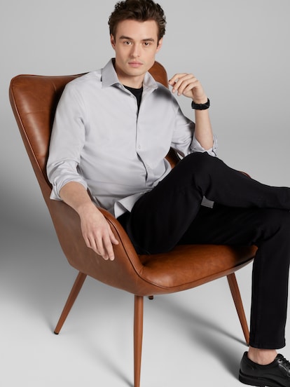 Calvin Klein Slim Fit Supima Cotton Dress Shirt | Men's Shirts | Moores  Clothing