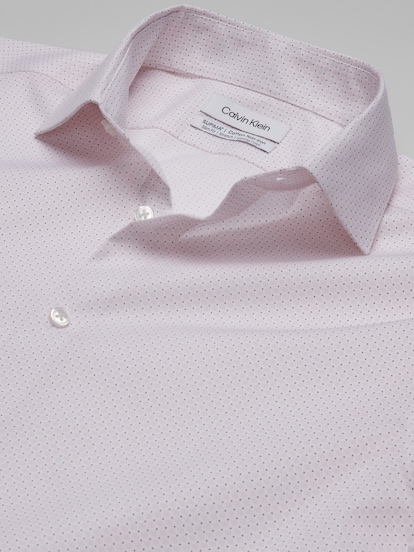 Calvin Klein Slim Fit Supima Cotton Dress Shirt | Men's | Moores Clothing