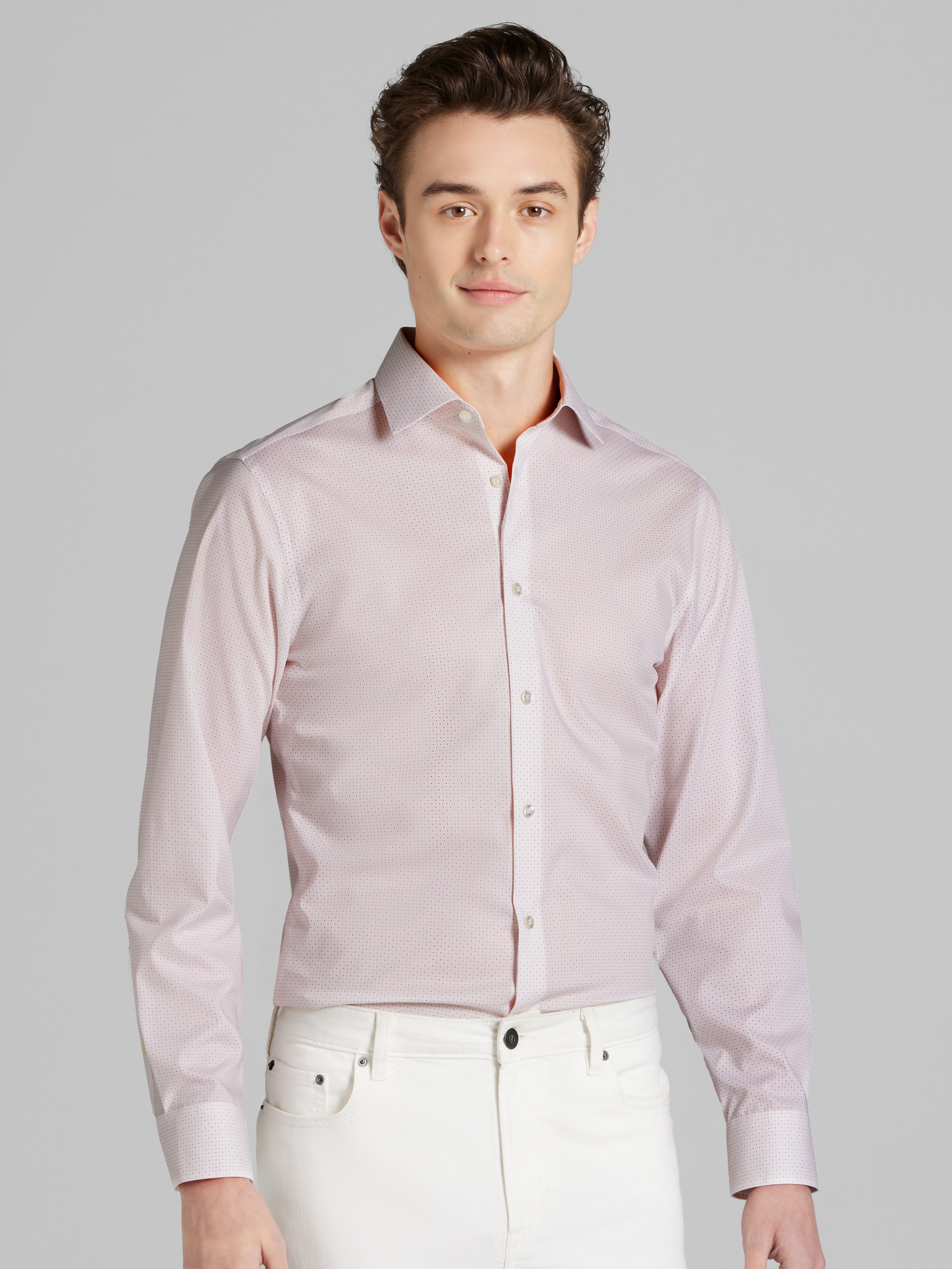 green emerald velvet dress Slim Fit Yellow Solid Button-Down Collar Non Iron Men's Dress Shirt   Wilkes & Riley, LLC