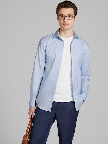 Calvin Klein Slim Fit Stretch Dress Shirt | Men's Shirts | Moores Clothing