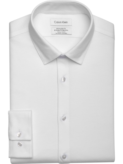Calvin Klein X-slim Fit Hidden Button Down Collar Dress Shirt | Men's |  Moores Clothing
