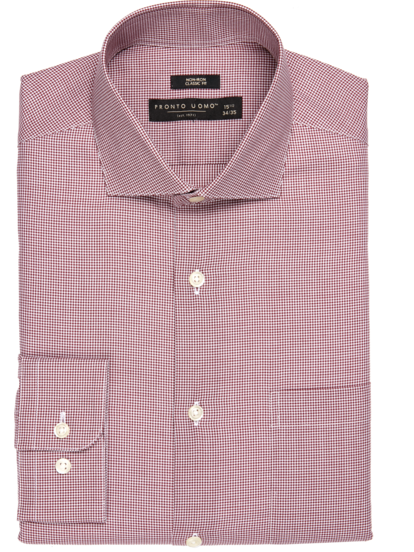 Pronto Uomo Classic Fit Check Dress Shirt