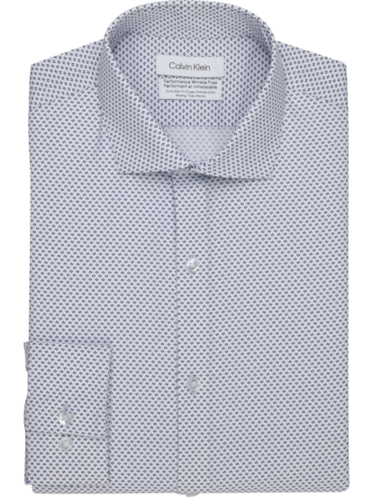 Calvin Klein Extreme Slim Fit Blue Ice Dress Shirt