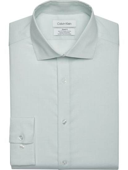 Calvin Klein Slim Fit Check Dress Shirt | Men's | Moores Clothing