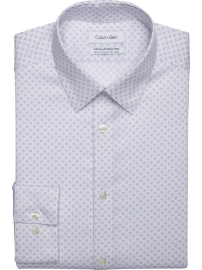  Calvin Klein Men's Dress Shirt Slim Fit Non Iron Solid