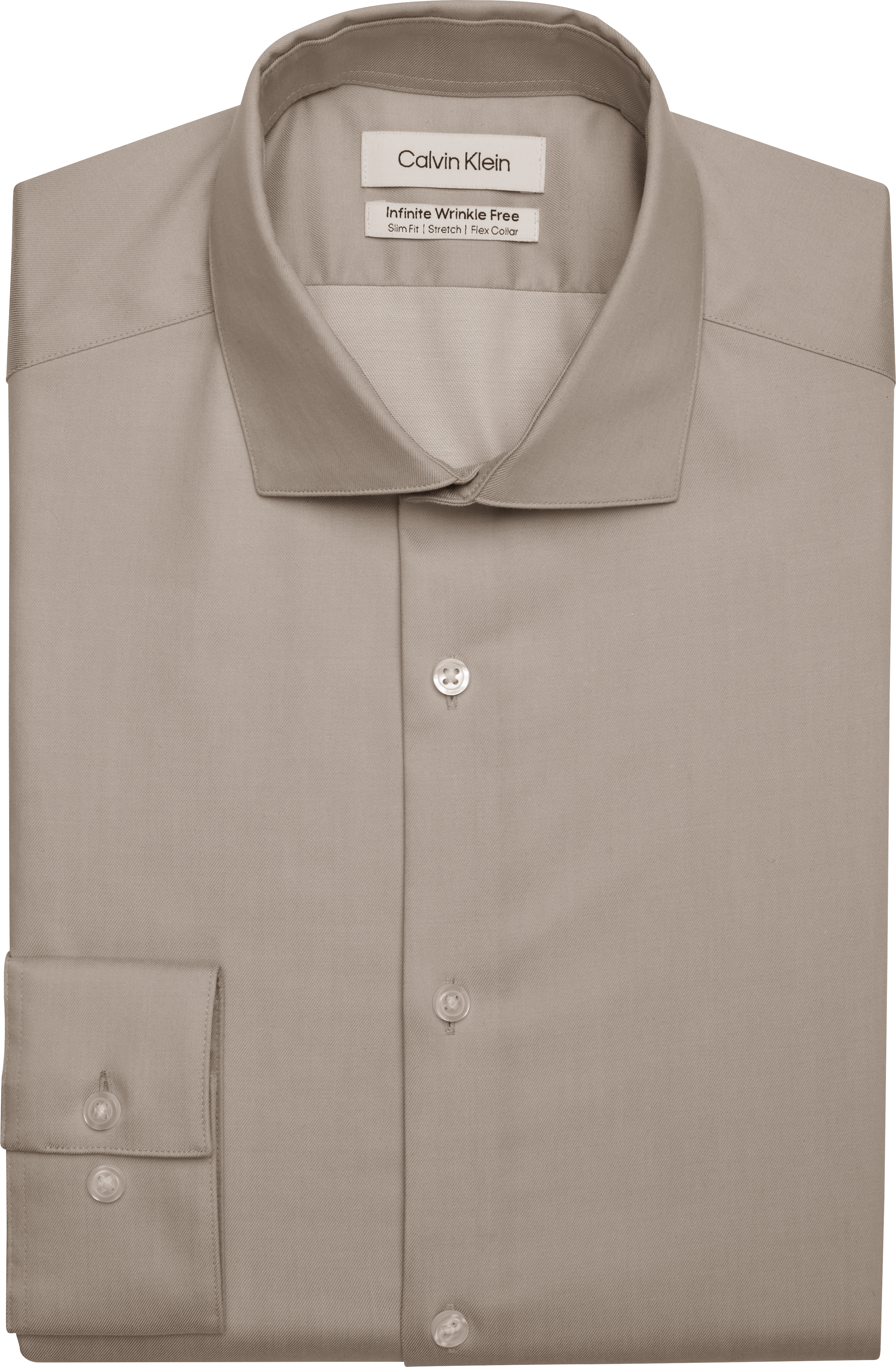 Calvin Klein Infinite Slim Fit Spread Collar Dress Shirt | Men's Shirts |  Moores Clothing