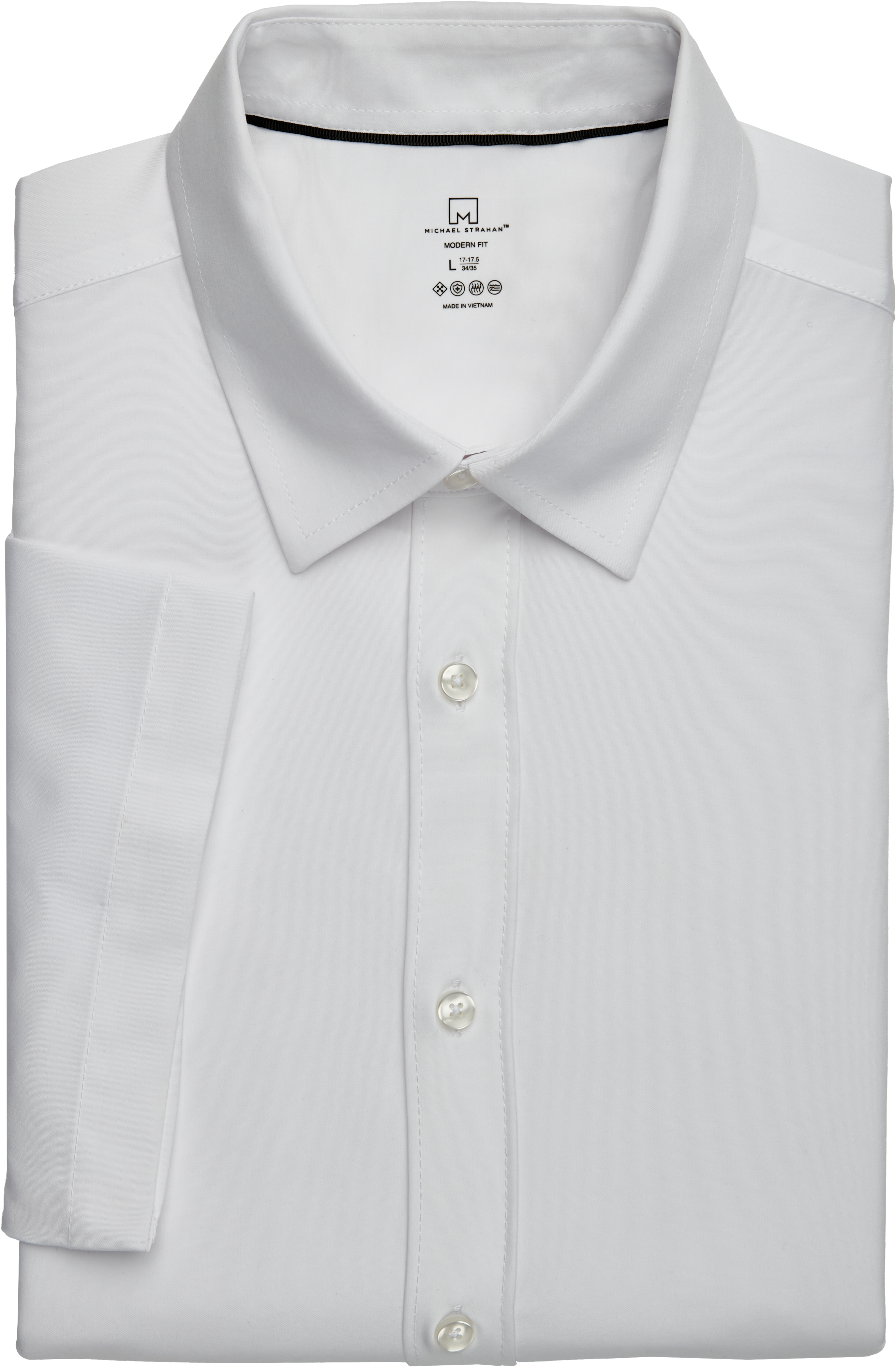 Michael Strahan Modern Fit Short Sleeve Dress Shirt | Men's Shirts | Moores  Clothing