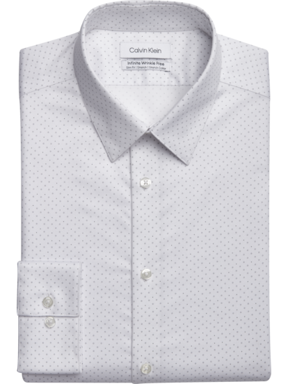 Calvin Klein Slim Fit Check Dress Shirt | Men's | Moores Clothing