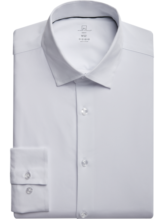 Michael Strahan Modern Fit Spread Collar Dress Shirt Men's Moores