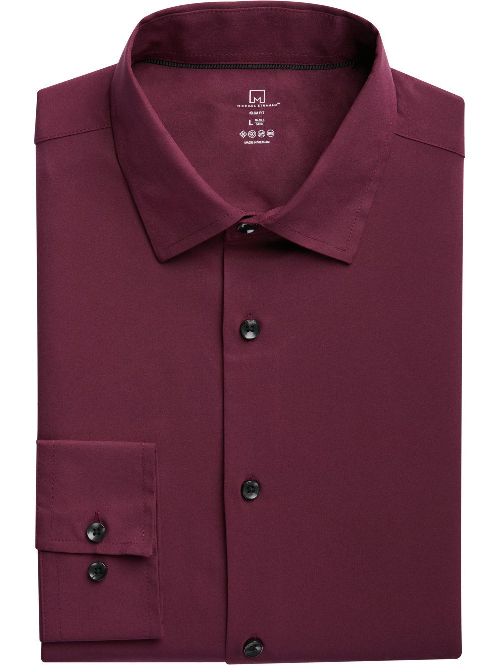 Michael Strahan Modern Fit Spread Collar Dress Shirt Men's Shirts