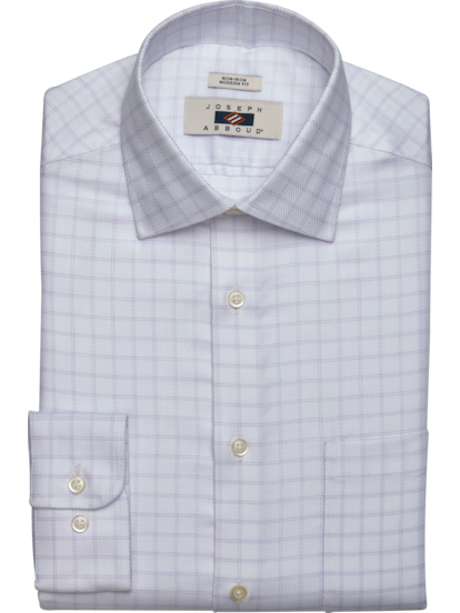 Mens white patterned dress shirt 2025