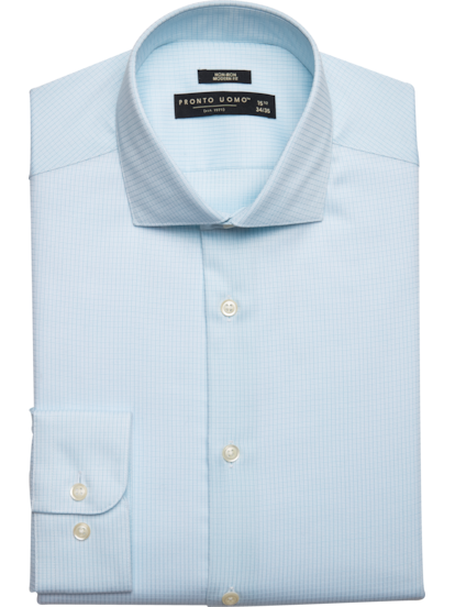 White cutaway sale collar dress shirt
