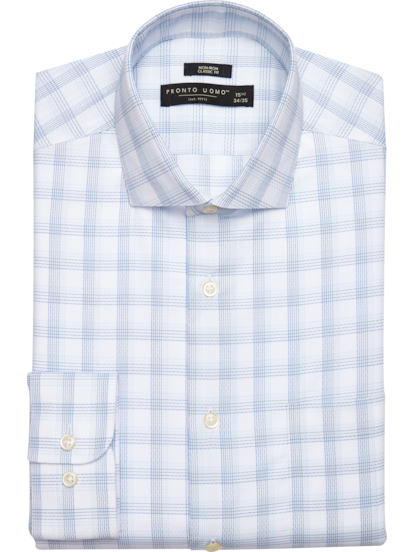 Pronto Uomo Classic Fit Check Dress Shirt