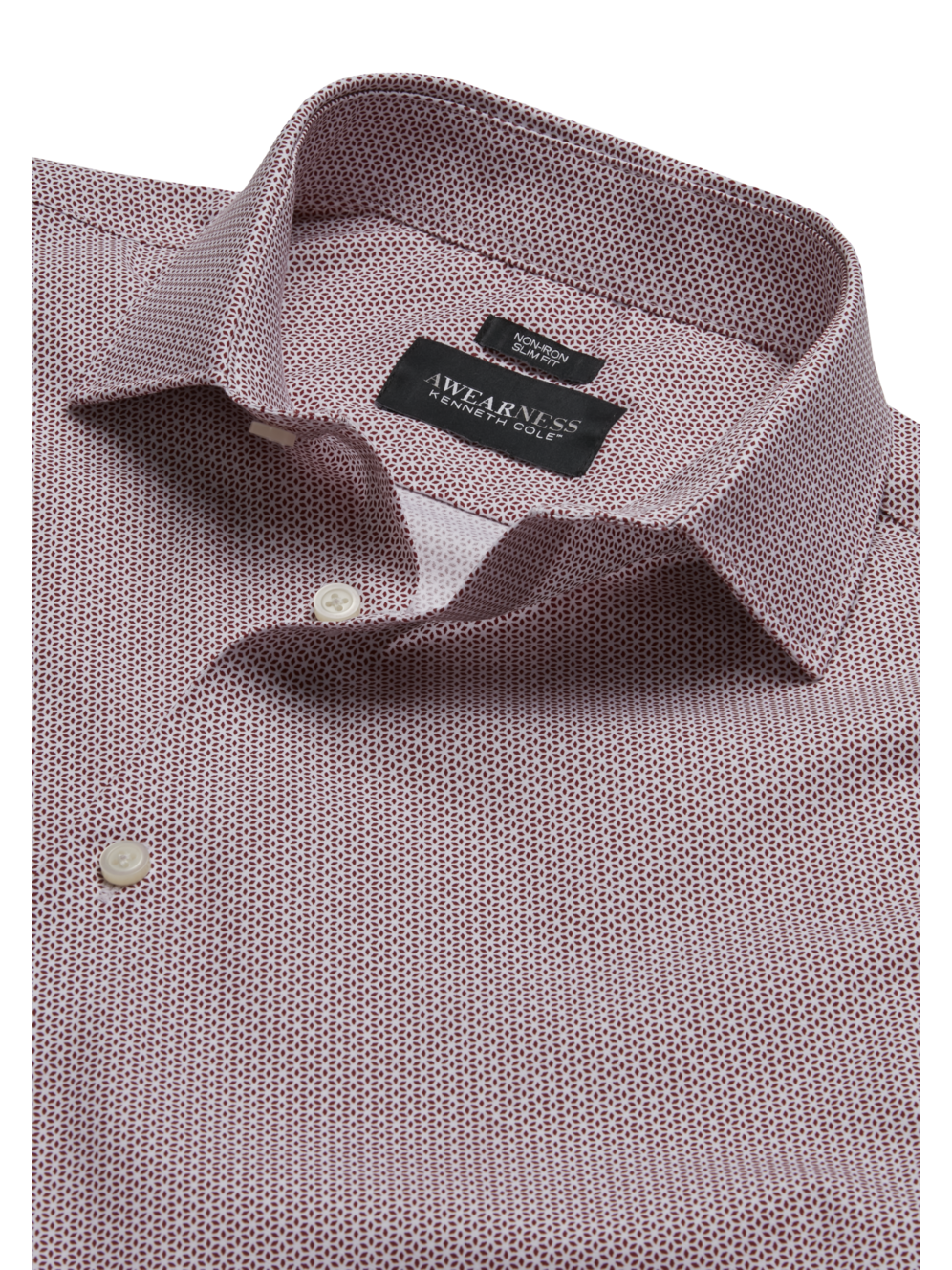 Awearness Cole Slim Fit Spread Collar Check Dress Shirt Men's Moores Clothing