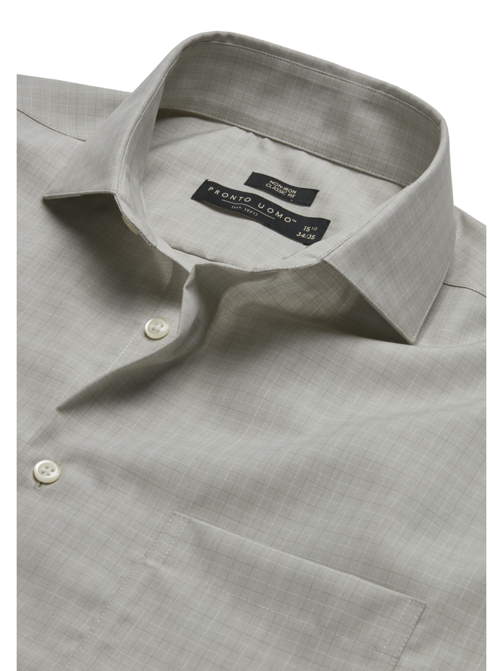 Pronto Uomo Classic Fit Plaid Dress Shirt Men's Shirts Moores Clothing