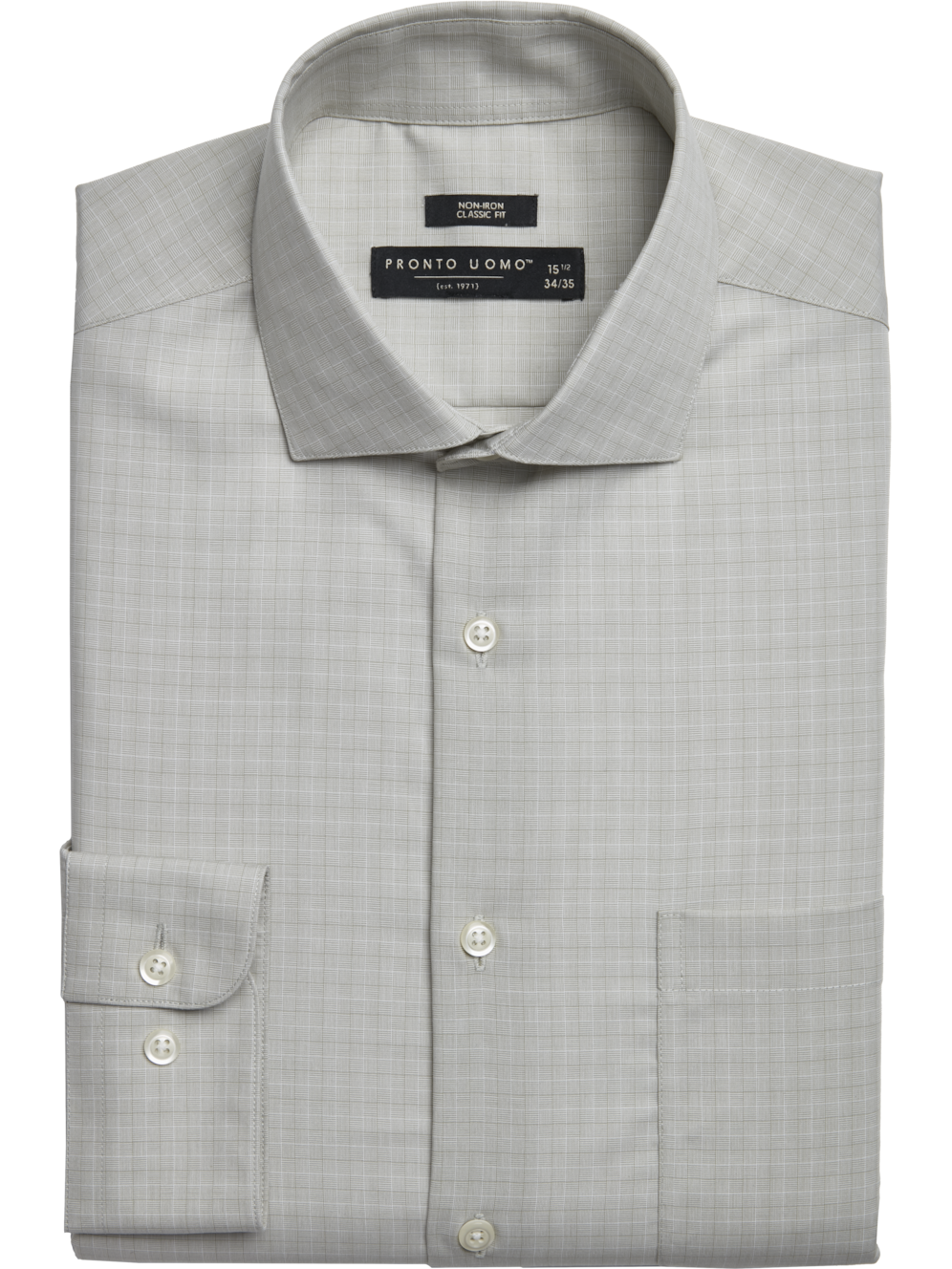 Pronto Uomo Classic Fit Plaid Dress Shirt Men's Shirts Moores Clothing