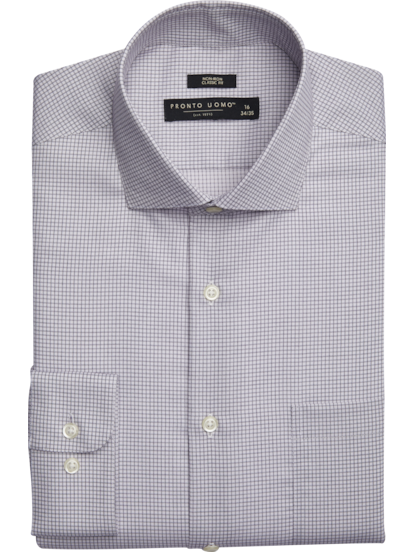 Pronto Uomo Classic Fit Check Dress Shirt Men s Shirts Moores