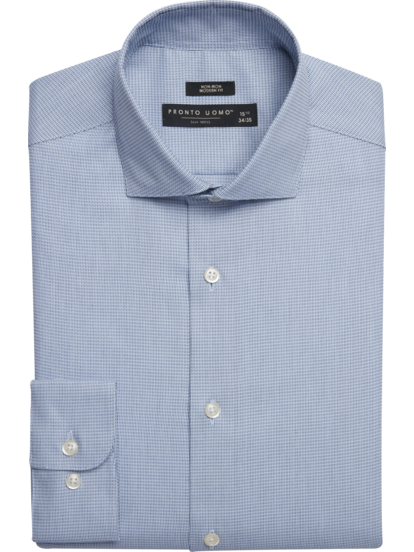 Pronto Uomo Modern Fit Herringbone Dress Shirt Men s Shirts Moores Clothing