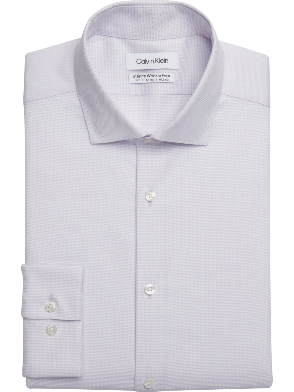 Calvin Klein Slim Fit Mini Texture Dress Shirt Men's Shirts Moores