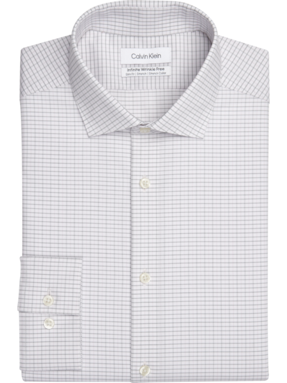 Calvin Klein Infinite Slim Fit Multi Plaid Dress Shirt Men s Shirts Moores Clothing