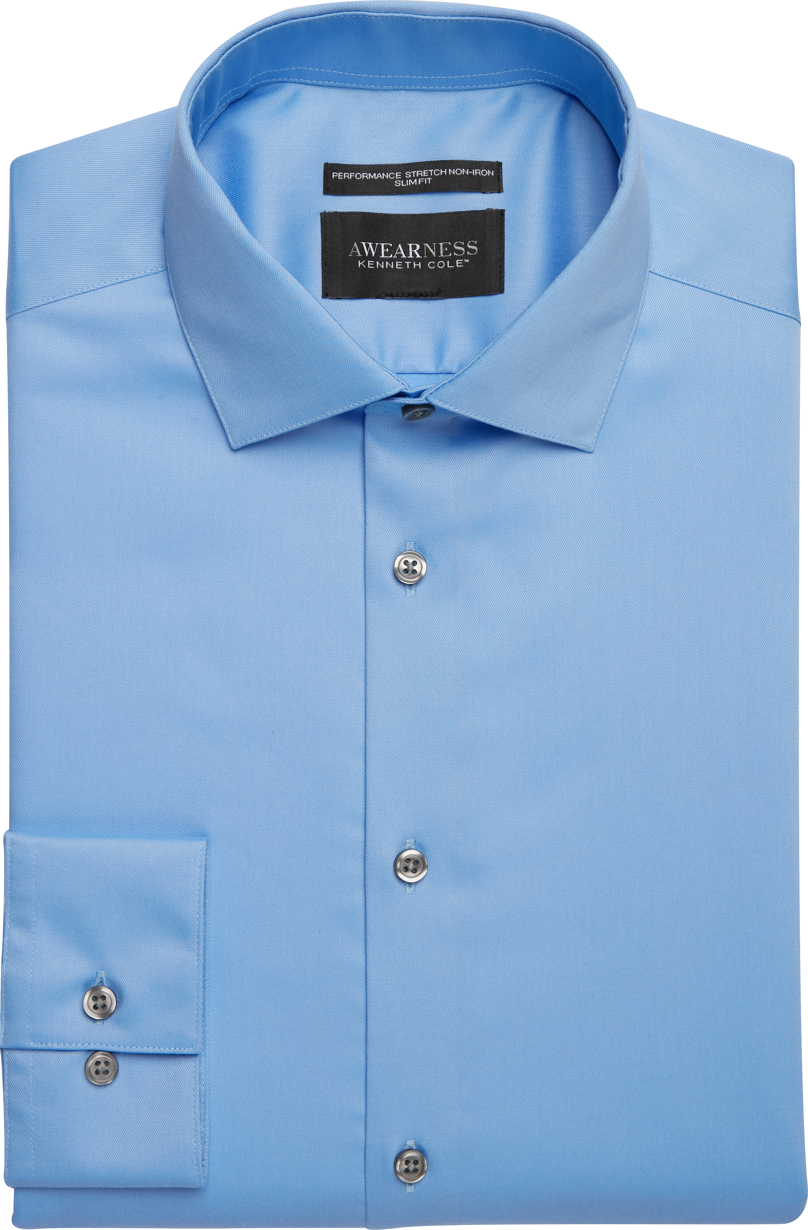 fitted lace wedding dress Kenneth Cole Men's Chambray Slim Fit Solid Spread Collar Dress Shirt,  White, 15.5