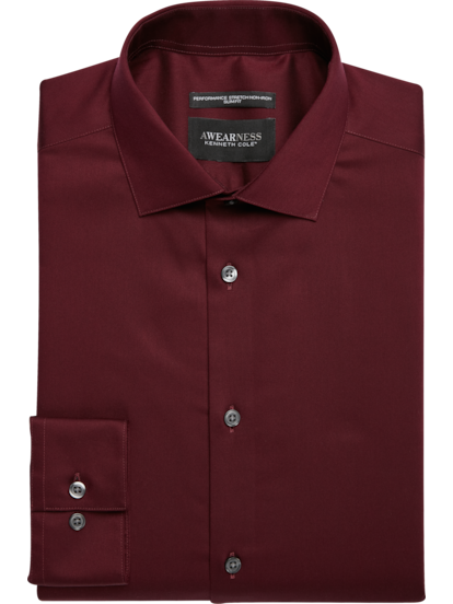 Awearness Kenneth Cole Slim Fit Performance Dress Shirt | Men's Shirts |  Moores Clothing