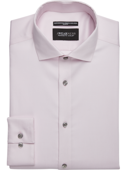 Awearness Kenneth Cole Slim Fit Performance Dress Shirt | Men's Shirts |  Moores Clothing