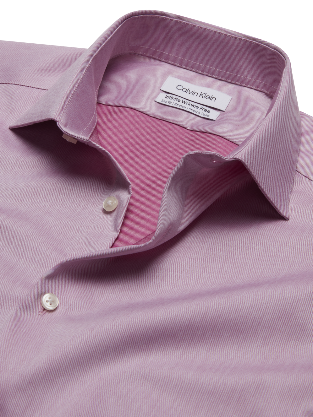 Calvin Klein Infinite Slim Fit Solid Dress Shirt Men's Shirts