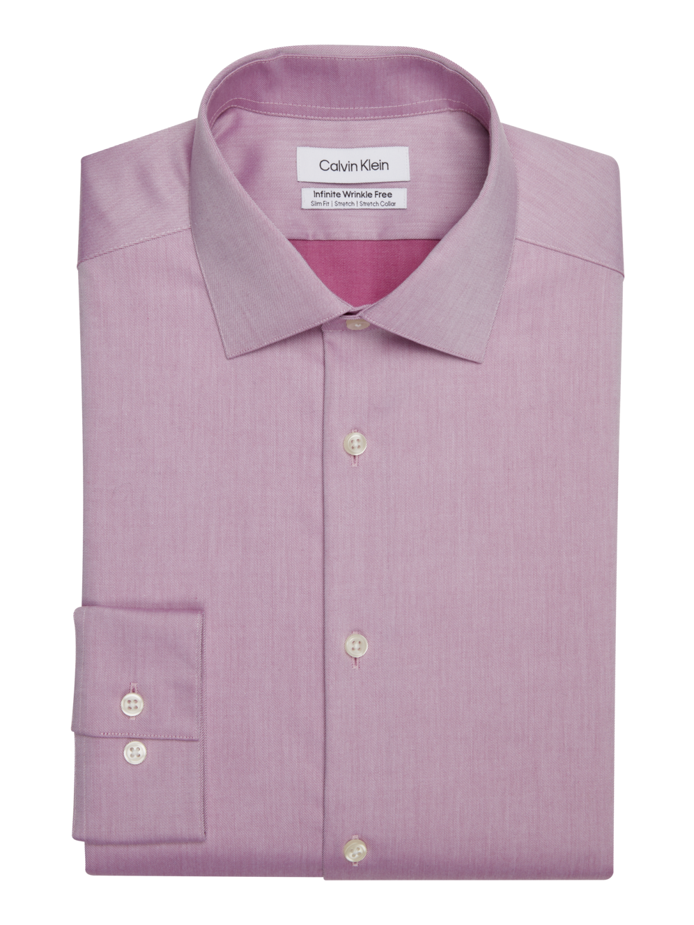 Calvin Klein Infinite Slim Fit Solid Dress Shirt Men's Shirts